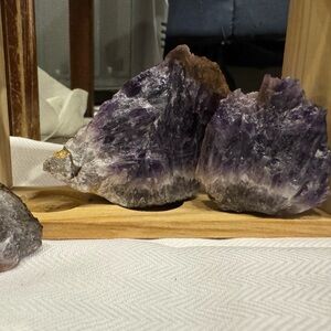 Natural Amethyst Geode Set